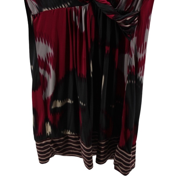 Y2K BCBGMaxazria Multicolor Watercolor Bodycon Party Cocktail Dress Size XS - Picture 5 of 9